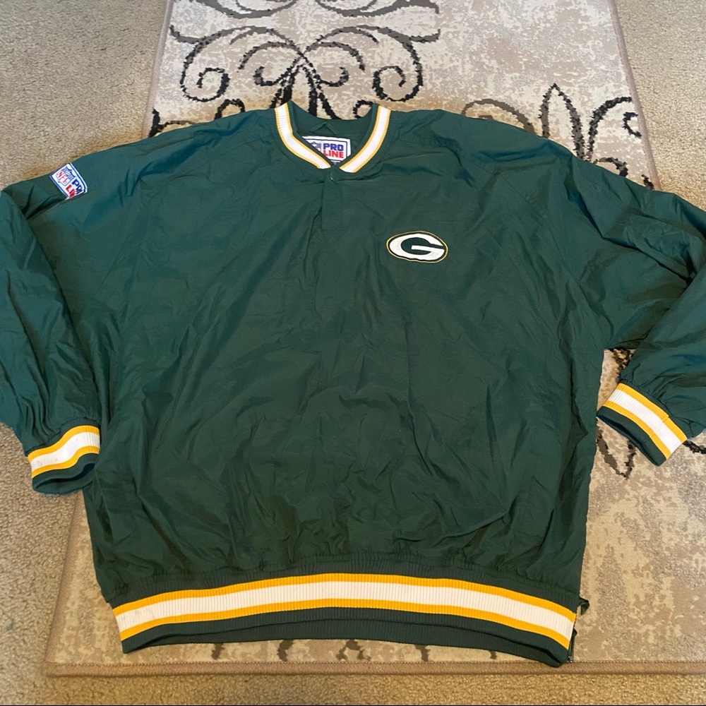 Vintage 1990’s Starter Pro Line Green Bay Packers pullover jacket